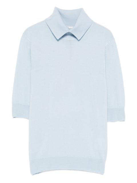 HERSKIND collared knit T-shirt