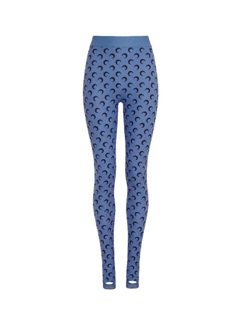 Marine Serre Recycled Moon Jersey Stirrup Leggings