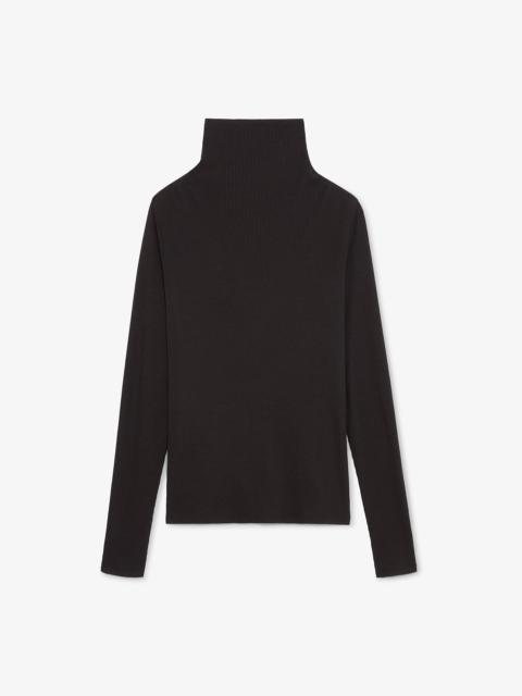 M.M.LaFleur Axam Layering Turtleneck - Ribbed Pima Cotton