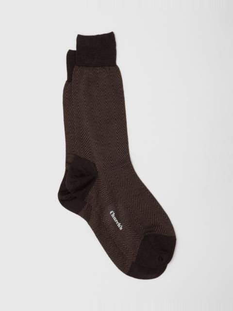 Church's Herringbone Wool Socks