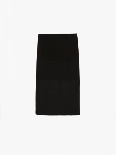 Sportmax AMICO Straight-fit flounced skirt