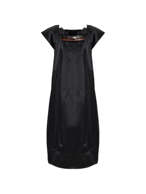 Marni belted-detail pleated midi dress
