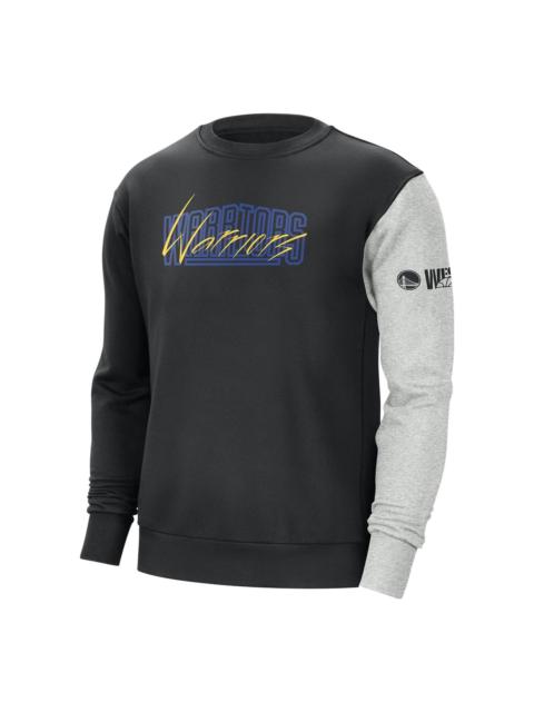 Nike Nike x NBA Golden State Warriors Courtside Sweatshirt 'Black' DR9343-010