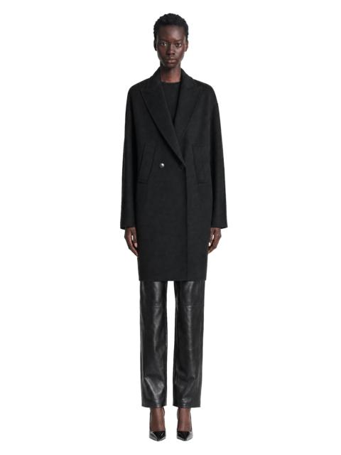 Max Mara Double-breasted Wool Broadcloth Coat
