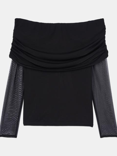The Kooples BLACK JERSEY TOP