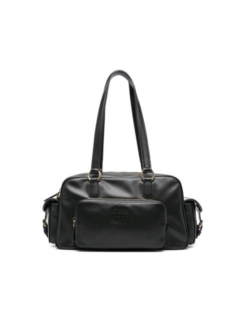 Miu Miu leather top-handle tote bag