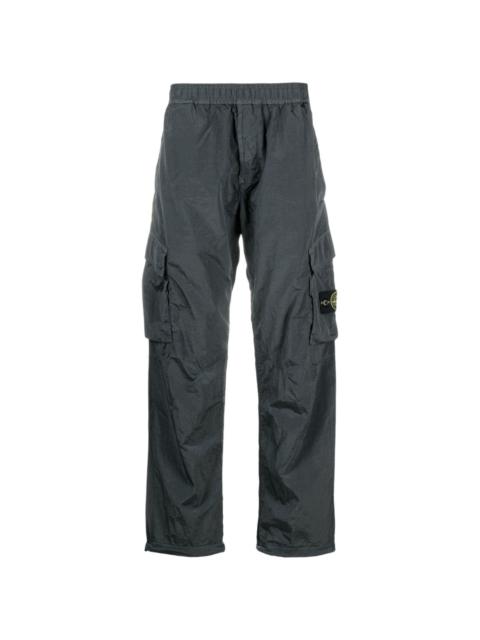 compass-motif cargo trousers