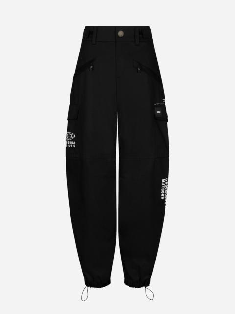 Dolce & Gabbana Cotton gabardine cargo pants DGVIB3