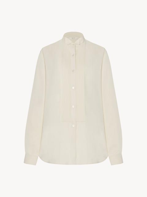 The Row Vince Shirt in Silk