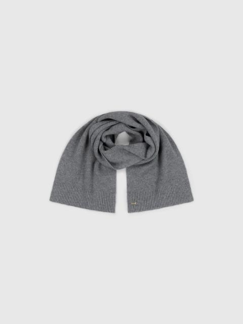 Victoria Beckham Scarf In Mid Grey