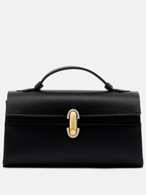 SAVETTE Symmetry Small satin top-handle bag