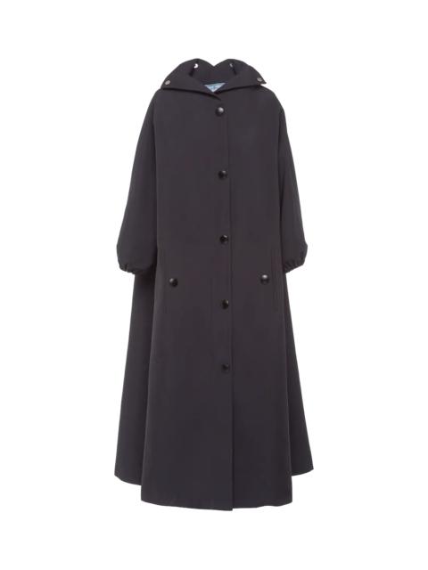 Prada Canvas hooded raincoat