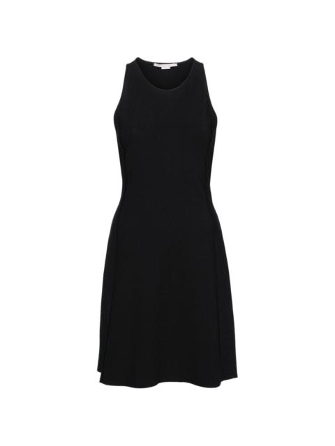 round-neck shift dress