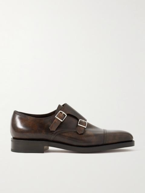 John Lobb William Leather Monk-Strap Shoes