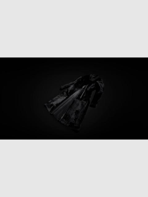 GUCCI Long hair cow hide coat
