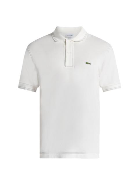 LACOSTE logo-patch polo shirt