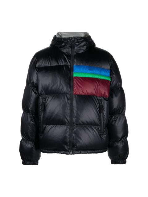 LACOSTE reversible hooded down jacket
