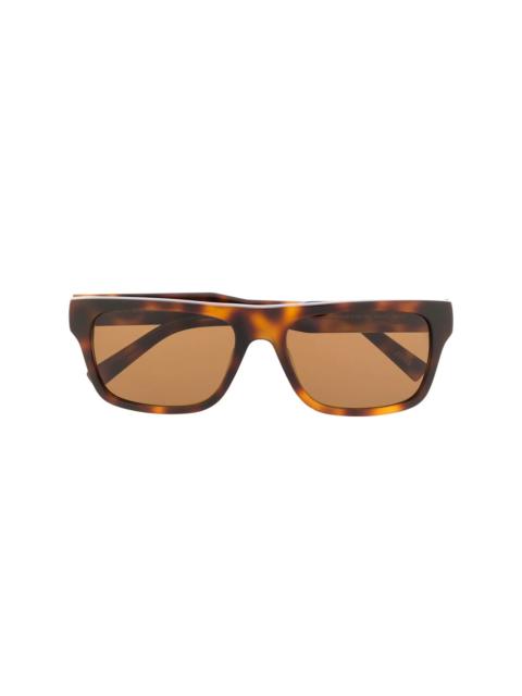 ZEGNA tortoiseshell square-frame sunglasses