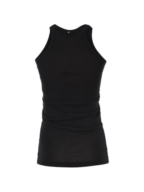 Sportmax ribbed-knit racerback tank top