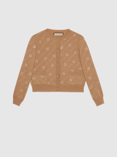 GUCCI Cashmere cardigan with Interlocking G