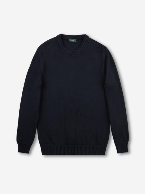 SLOWEAR Slim-fit cotton crewneck jumper