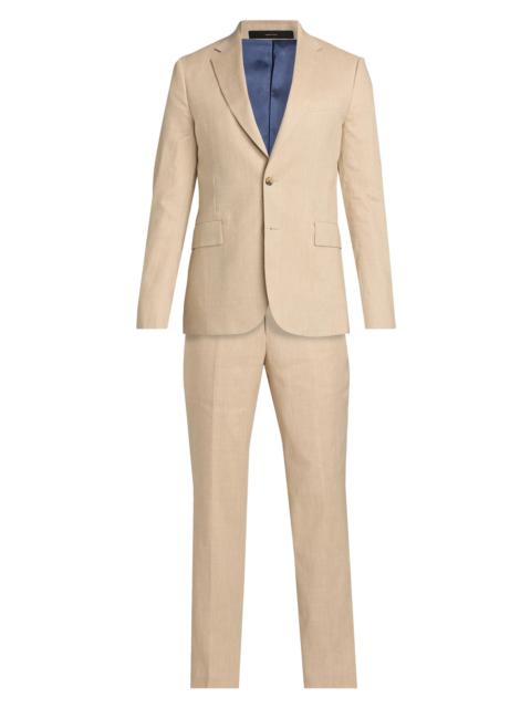 Paul Smith Men's Tailored-Fit Stretch Linen-Wool Single-Breasted Suit - Beige