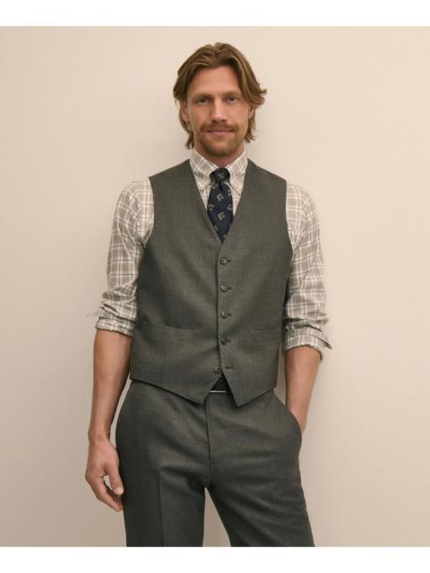 Brooks Brothers Brooks Brothers Explorer Collection Pinstripe Wool Vest