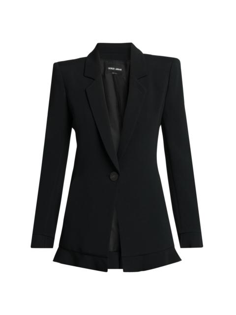 GIORGIO ARMANI Women's Cady One-Button Jacket - Black