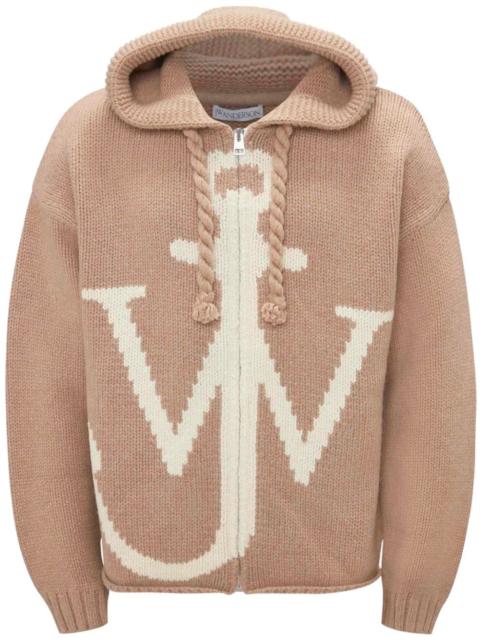 JW Anderson anchor-print zip-up hoodie