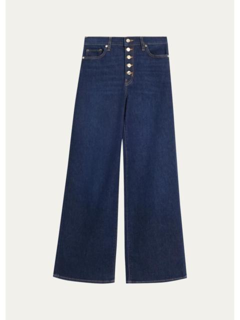 FRAME Le Slim Palazzo Jeans