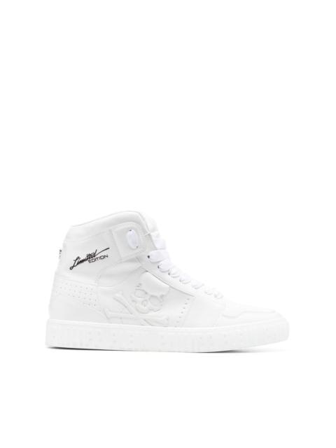 PHILIPP PLEIN Super Street Skull Bones hi-top sneakers