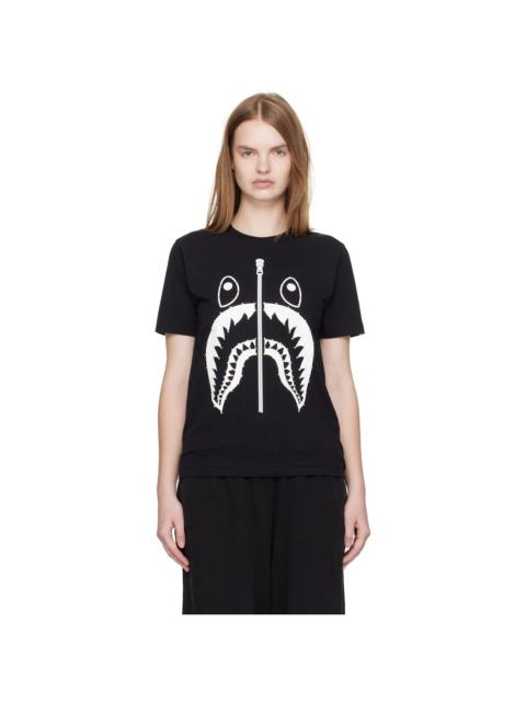 A BATHING APE® Black Crystal Stone Shark T-shirt