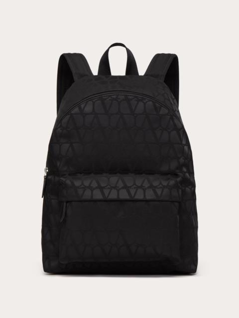 Valentino TOILE ICONOGRAPHE BACKPACK IN TECHNICAL FABRIC