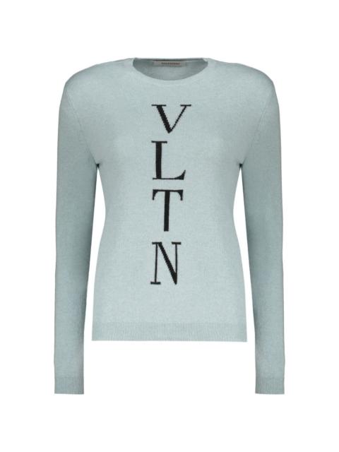Valentino VLTN intarsia-knit wool sweater