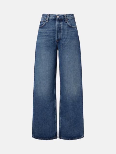 AGOLDE Low Slung Baggy high-rise wide-leg jeans
