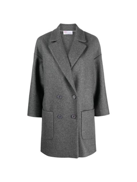 REDValentino notched-lapels double-breasted coat