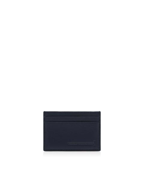 TOM FORD SUPPLE GRAIN LEATHER ELONGATED T LINE CLASSIC CARD HOLDER