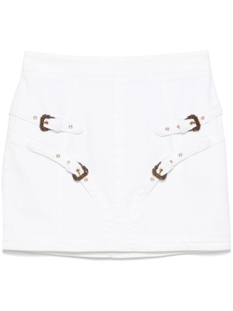 VERSACE JEANS COUTURE denim mini skirt