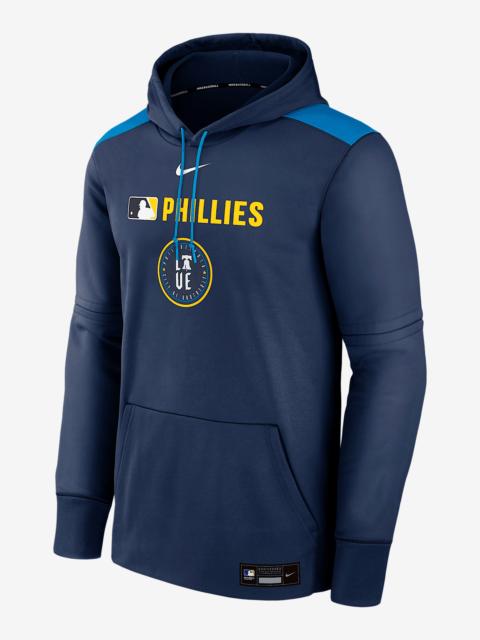 Nike Philadelphia Phillies Authentic Collection City Connect Men's Nike Therma MLB Pullover Hoodie