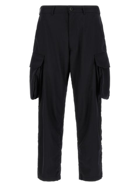 Comme des Garçons SHIRT Pinstriped Cargo Trousers