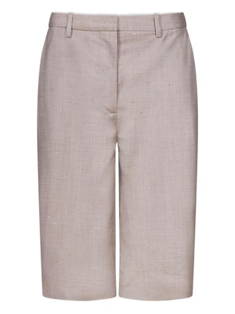 Loulou de Saison side-pocket knee-length shorts