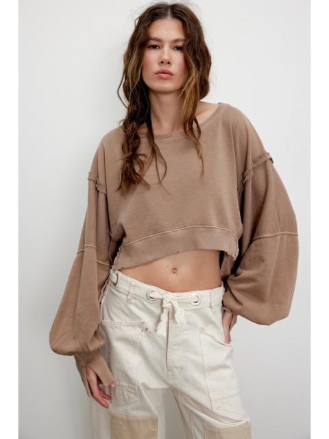 FREE PEOPLE We The Free Camden Cropped Sweatshirt