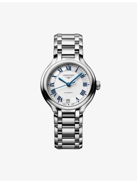 Longines PrimaLuna Stainless-Steel Automatic Watch 34mm