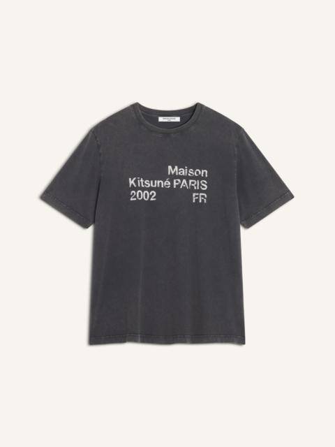 Maison Kitsuné MAISON KITSUNE 2002 FADED COMFORT TEE-SHIRT