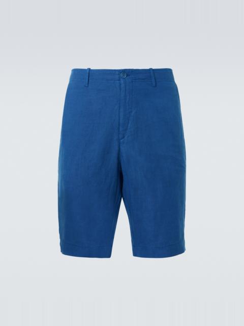 FEDELI Ajaccio linen Bermuda shorts