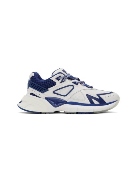 AMIRI White & Blue 'MA' Runner Sneakers
