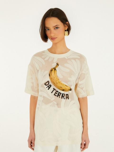 FARM RIO Off-White Banana Da Terra T-Shirt