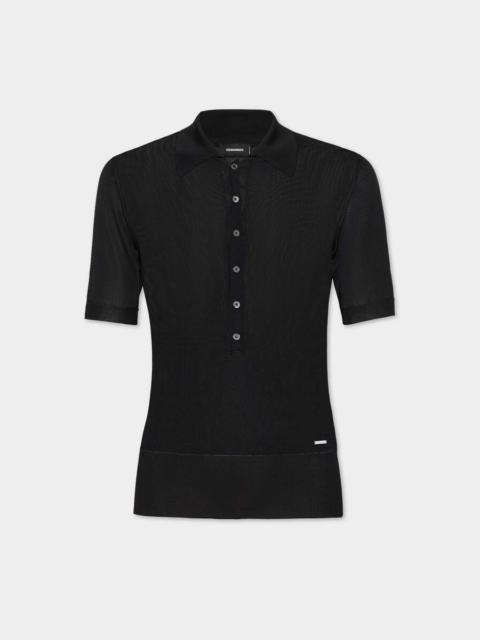 DSQUARED2 TIGHT KNIT POLO