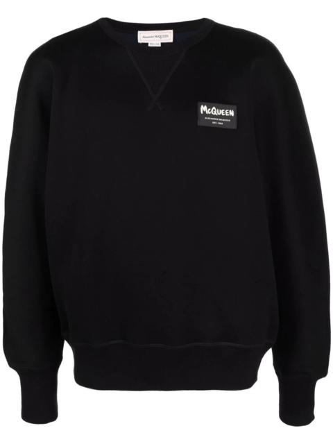 Alexander McQueen logo-patch sweatshirt