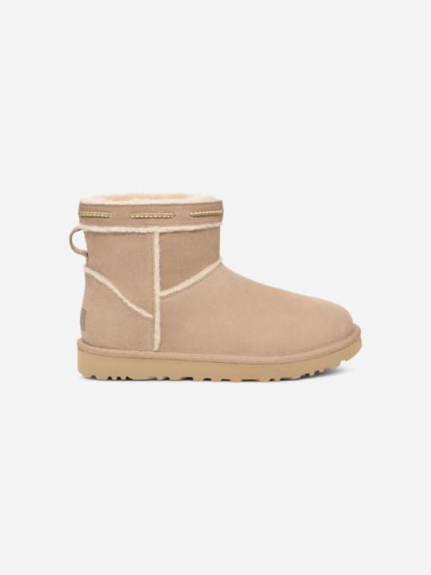 UGG ® Women's Classic Mini Shearling Braid Sheepskin Classic Boots in Dune